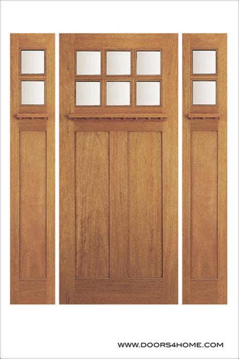 Arts And Crafts Craftsman Doors Traditional Front