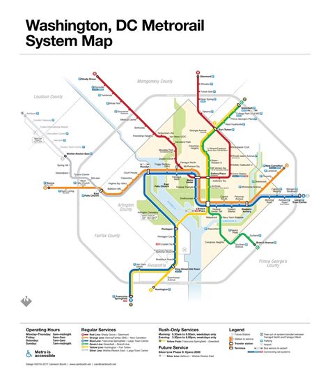 Dc Metro Map Silver Line