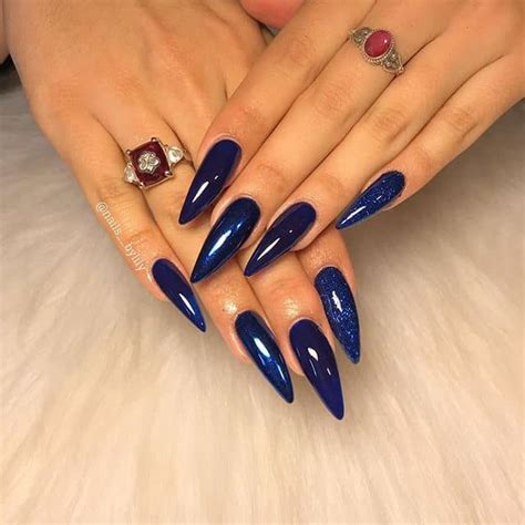 46 Cute Pointy Acrylic Nails That Are Fun To Wear In 2020