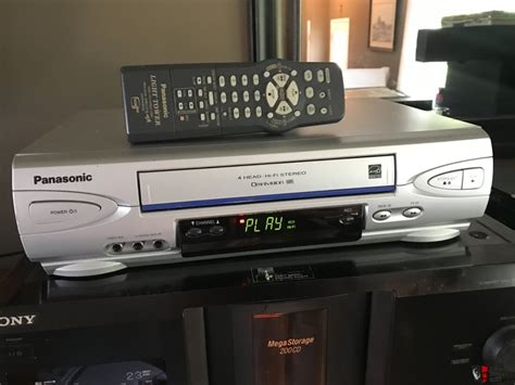 Panasonic Pv V S K Fast Auto Rewinding Vcr Vhs Player Photo