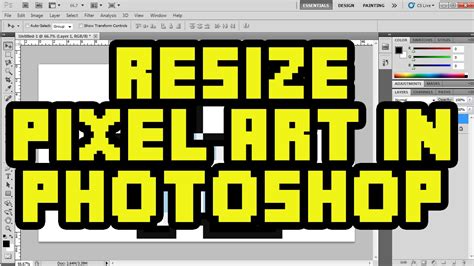 How To Resize Pixel Art In Photoshop Cs6 With No Quality