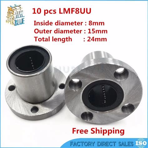 Wholesale For Lmf8uu High Precision 8mm Flange Linear Ball Bearing