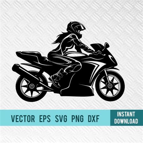 Sexy Girl Motorcycle Svg Biker Girl Svg Biker Chick Svg Women Etsy