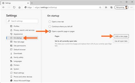 How To Change Your Homepage On A Microsoft Edge Browser And Set Which