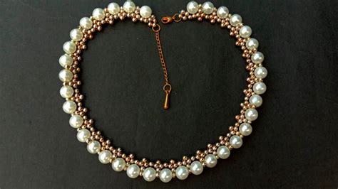 How To Make Easy Pearl Necklace Bridal Necklace Useful Easy