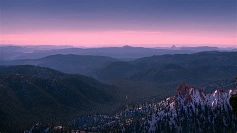 4560570 Mist Sunset Nature Forest Mountains Bryce Canyon