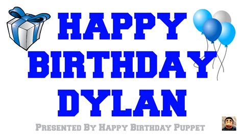 Happy Birthday Dylan Birthday Cards
