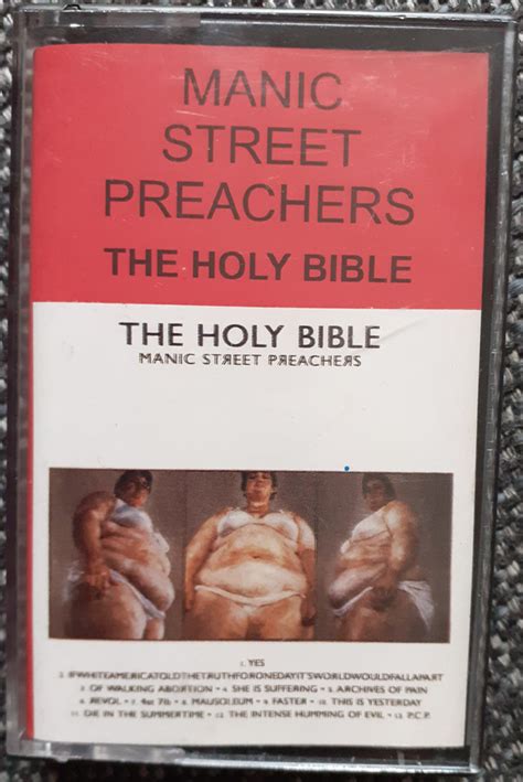 Manic Street Preachers The Holy Bible 1994 Cassette Discogs