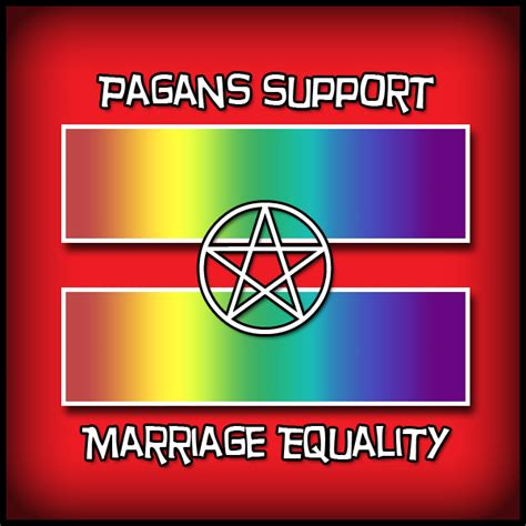 Pagans Support Marriage Equality Red Equal Sign Know Your Meme