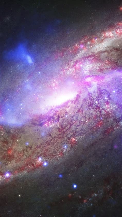 Wallpaper Spiral Galaxy Black Hole Ngc 4258 M106 2560x1920 Hd