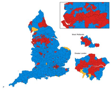 Search for your own seat by name or postcode and find out your local. File:2017 UK Election map England.svg - Wikipedia