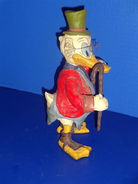 Disney Vintage Scrooge Mcduck Figurine By Polliwog Sculptors Dept 56 8