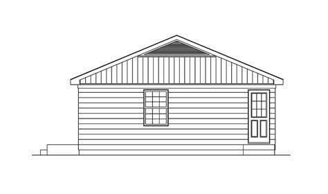 House Plan 97218 Ranch Style With 1000 Sq Ft 3 Bed 1 Bath