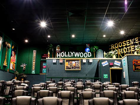 Between march and october, we probably go more than a dozen times. Blvd Green - Hollywood Blvd Cinema - Dinner and a Movie