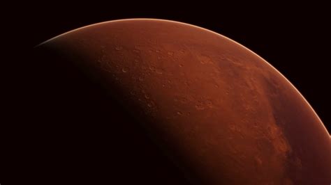 Red Planet Mars In The Starry Sky Motion Background 0010 Sbv 346760296