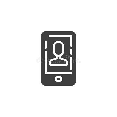 User And Mobile Phone Smartphone Icon Vector Illustration Stock