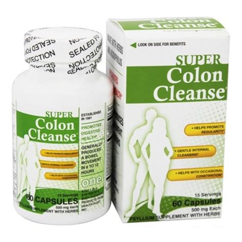 Health Plus Super Colon Cleanse An All Natural Colon Cleanse Detox