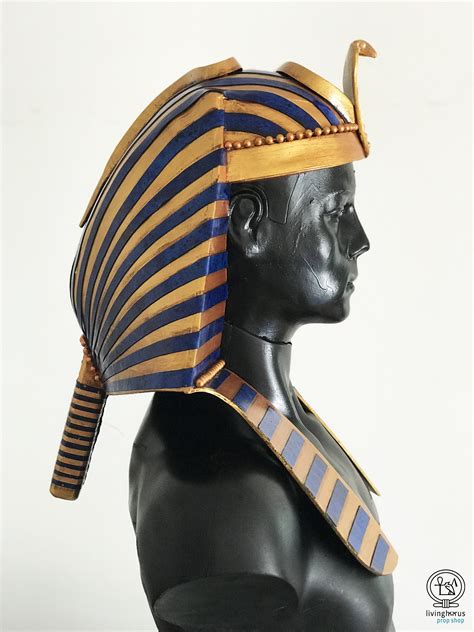 Ancient Egyptian Pharaoh Tutankhamun Crown Nemes Crown Etsy Australia
