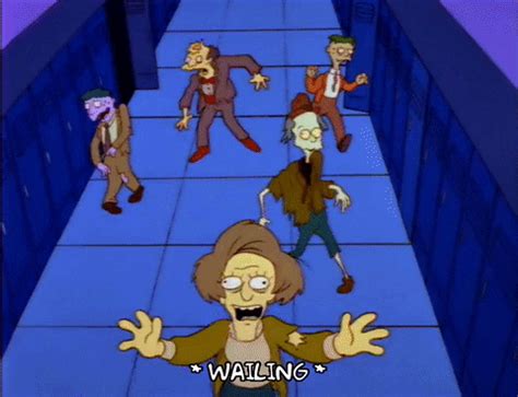 Simpsons Zombie Gifs Find Share On Giphy