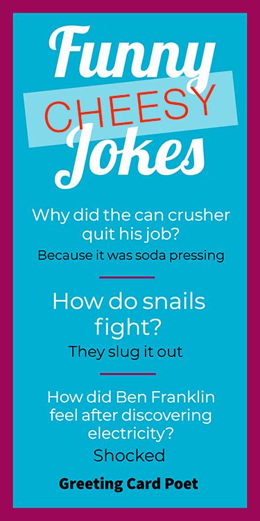 A long time ago, the swiss was robbing a bank. Cheesy Jokes You Won't Stop Laughing At | Greeting Card ...