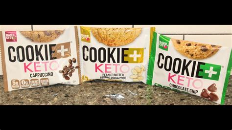 Bake City Cookie Keto Cappuccino Peanut Butter And Chocolate Chip Review Youtube