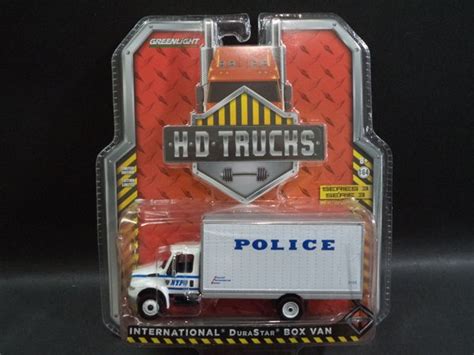 Jual Greenlight Hd Trucks International Durastar Box Van Police Di