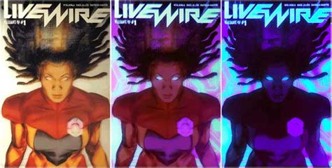 Rare Comics Livewire 1 Glass And Uv Variant
