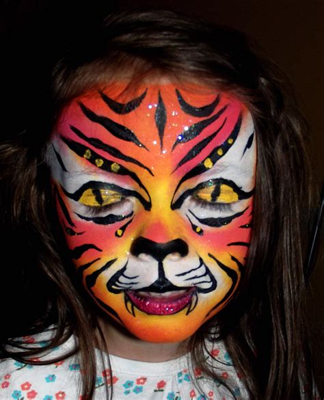 Scary Tiger Face Painting Some Of The Faces I Have Painted Flickr