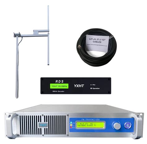 1000watt 1kw Fm Broadcast Transmitteryx Dv2 Antennacable Set With