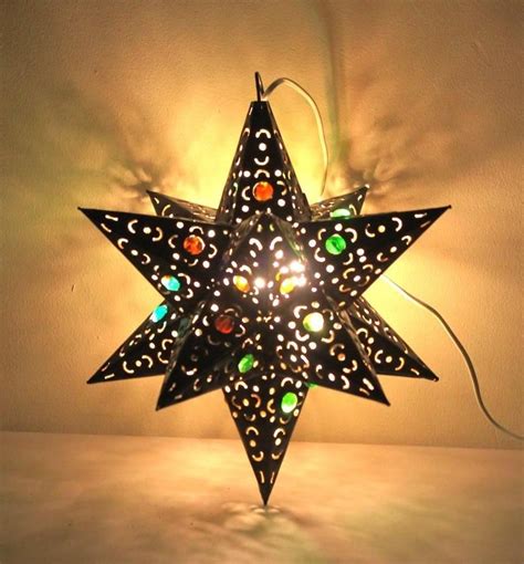 • tons of tips and ideas! Mexican Tin & Marbles Moravian Star Mexico Pendant Light ...