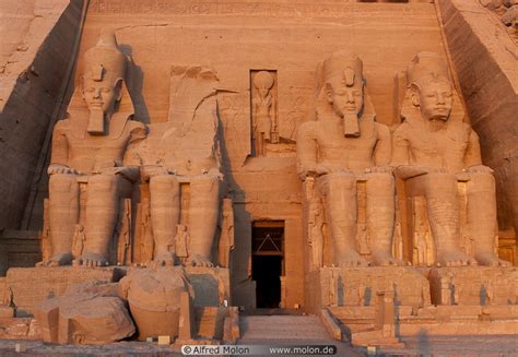 Photo Of Temple Of Ramses Ii At Sunrise Abu Simbel Upper Nile Valley