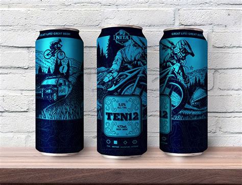 Nita Ten12 Beer Can Design By Andre Vaillant Craft Beer Packaging