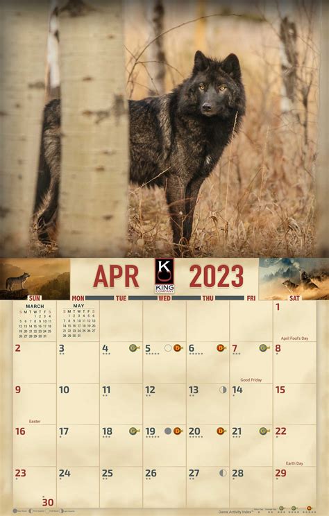 2023 Wolves Wall Calendar The King Company Best Wolf Calendar