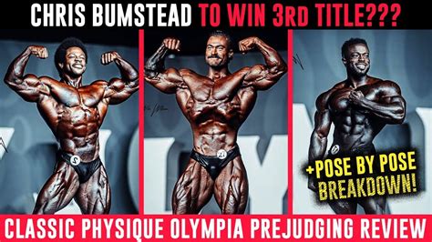 Classic Physique Mr Olympia Prejudging Review Chris Bumstead To