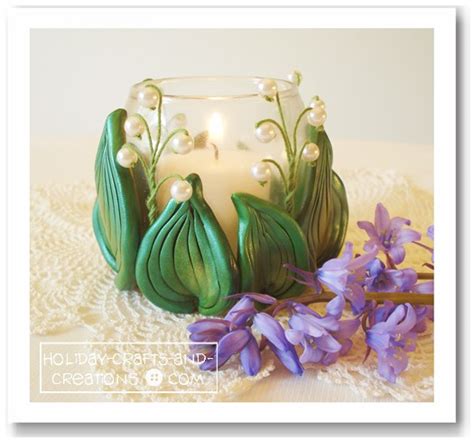 Collection by susan chappell • last updated 10 days ago. Polymer Clay Tutorials: Candle Holder Crafts