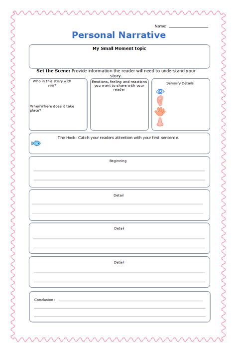 Editable Narrative Writing Graphic Organizer Examples Education For Kids