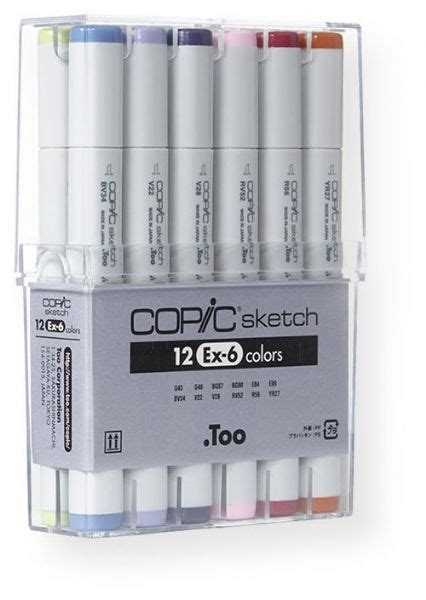 Copic S Ex Color Marker Ex Set Of The Most Popular Marker In The Copic Line Perfect
