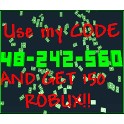Roblox promo codes or as some like to call it free robux generator is an online based tool. 150 ROBUX! Just use the Code! - ROBLOX | Roblox, Coding ...