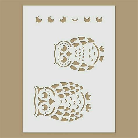 Owl Stencil Stencil Painting Body Painting Stenciling Stencil