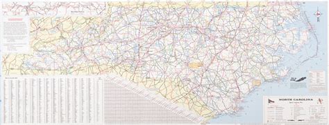 North Carolina Roads And Highways Nc Road Map 1989