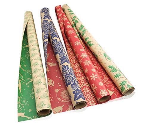 Christmas Wrapping Paper Rolls Kraft T Wrapping Paper With