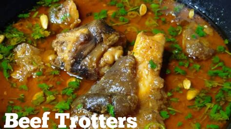 Beef Paya Recipe Beef Trotters Recipe Roohi Diaries Youtube