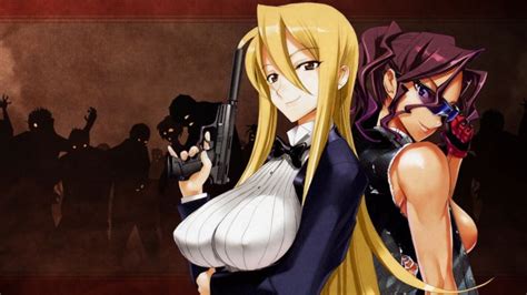 high school of the dead takashi komuro saya takagi anime high school of the death