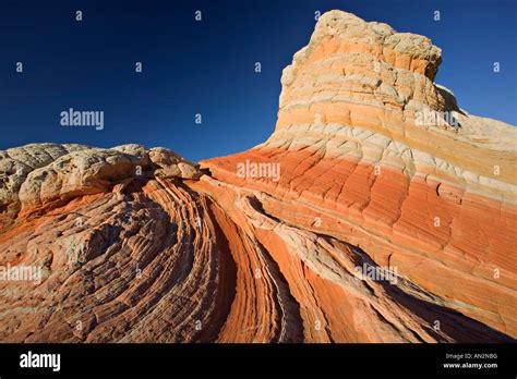 Amazing Sandstone Structures At White Pocket Stock Photo Alamy
