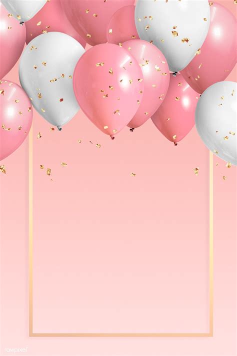 55 Pink Background Birthday Design Zflas