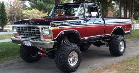 1979 Ford F 150 4x4 Candy Apple And Jet Black Ford Daily Trucks