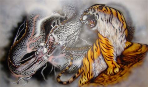 48 Tiger Vs Dragon Wallpaper