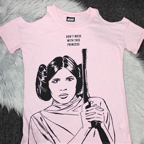 Womens Star Wars Princess Leia Cold Shoulder T Shirt From Cotton On ⭐