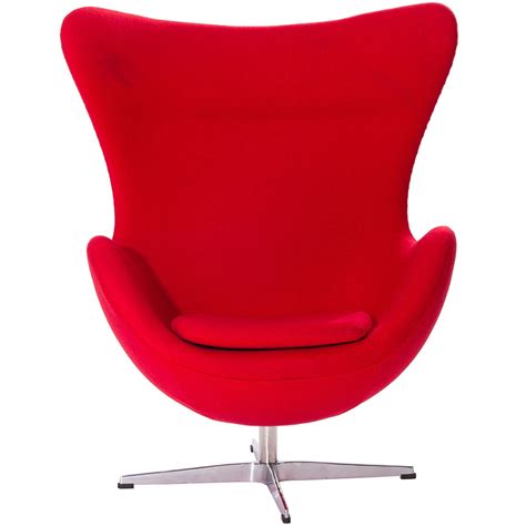 Design arne jacobsen, 1958 aluminum, foam, upholstery made in denmark by fritz hansen in 1958, arne jacobsen designed the egg for the lobby and reception. Stylish Arne Jacobsen Style Egg Chair Replica | Modterior