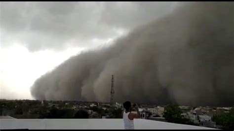 Rajasthan Massive Dust Storm Video Captured Watch Here